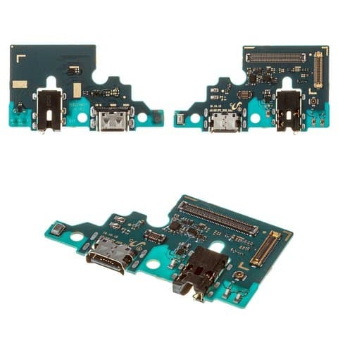 Плата зарядки Samsung SM-A515 Galaxy A51, шлейф коннектора зарядки, с микрофоном, с микросхемой, Original (PRC)