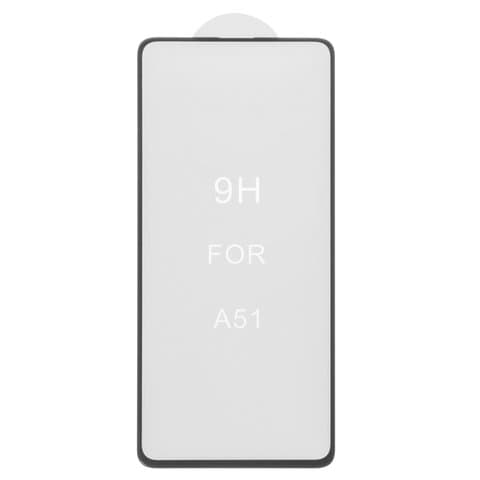 Захисне скло Samsung SM-A515 Galaxy A51, SM-A525 Galaxy A52, SM-A536 Galaxy A53 5G, чорне, 5D, iNobi, Full Glue, клей на усій поверхні, сумісне з чохлом | Закаленное защитное стекло