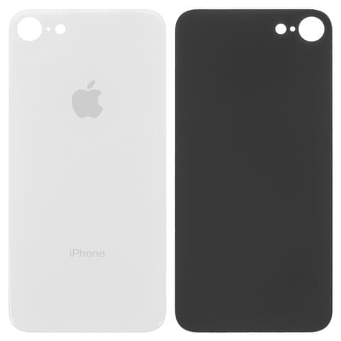 Задня кришка Apple iPhone 8, біла, не потрібно знімати скло камери, big hole, Original (PRC) | корпус, крышка аккумулятора, АКБ, батареи
