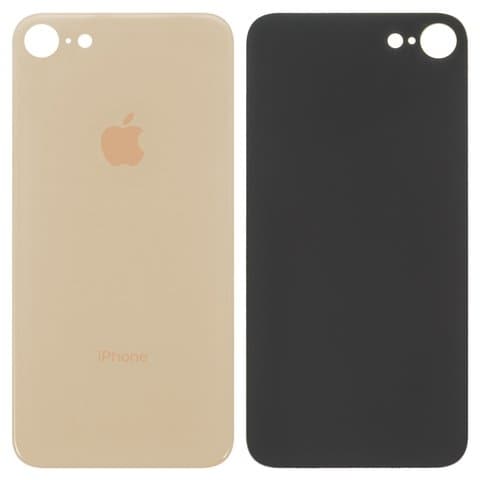 Задня кришка Apple iPhone 8, золотиста, не потрібно знімати скло камери, big hole, Original (PRC) | корпус, крышка аккумулятора, АКБ, батареи