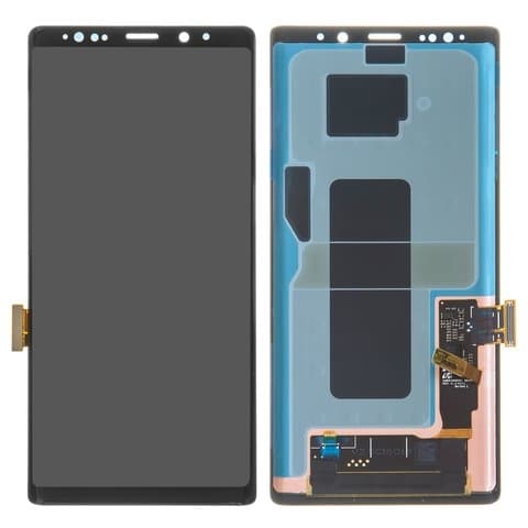 Дисплей Samsung SM-N960 Galaxy Note 9, чорний, Midnight Black | з тачскріном | Original (реновація), AMOLED | дисплейный модуль, экран