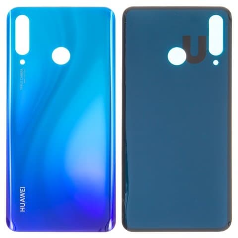 Задня кришка Huawei P30 Lite, Nova 4e, синя, фіолетова, блакитна, Peacock Blue, Original (PRC) | корпус, задняя панель аккумулятора, АКБ, батареи