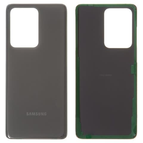Задня кришка Samsung SM-G988 Galaxy S20 Ultra, сіра, Cosmic Gray, Original (PRC) | корпус, задняя панель аккумулятора, АКБ, батареи