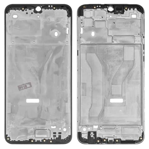 Рамка (основа) крепления дисплея Samsung SM-A107 Galaxy A10s, черная, Original (PRC)