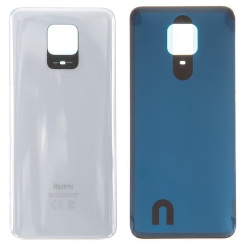 Задня кришка Xiaomi Redmi Note 9S, біла, 48 Мп, M2003J6A1G, Original (PRC) | корпус, задняя панель аккумулятора, АКБ, батареи
