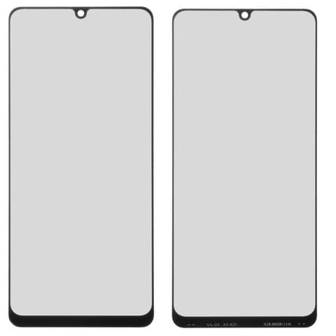 Стекло дисплея Samsung SM-A225 Galaxy A22, SM-A315 Galaxy A31, SM-A325 Galaxy A32, черное | стекло тачскрина