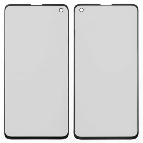 Стекло дисплея Samsung SM-G973 Galaxy S10, черное, с OCA-пленкой | стекло тачскрина