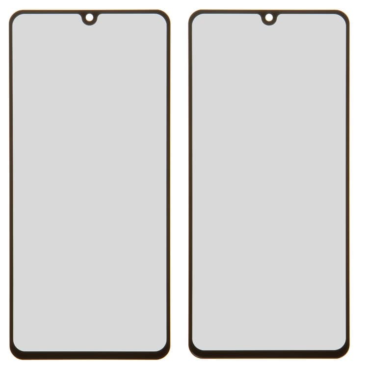 Стекло дисплея Samsung SM-A415 Galaxy A41, черное, с OCA-пленкой | стекло тачскрина