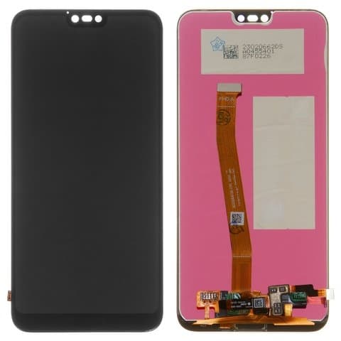 Дисплей Huawei Honor 10, COL-L29, COL-L29D, чорний | з тачскріном | High Copy, з сканером (датчиком) відбитку пальця (Touch ID) | дисплейный модуль, экран