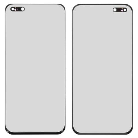 Стекло дисплея Huawei P40 Pro, черное | стекло тачскрина