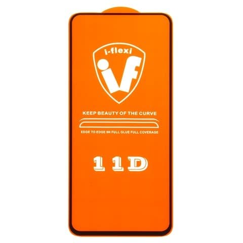 Захисне скло Samsung SM-A115 Galaxy A11, SM-M115 Galaxy M11, сумісне з чохлом, чорне, iNobi, Full Glue, клей на усій поверхні | Закаленное защитное стекло