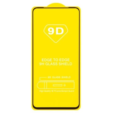 Захисне скло Xiaomi Redmi Note 9, Redmi Note 9T, M2003J15SC, M2003J15SG, M2003J15SS, чорне, iNobi, Full Glue, клей на усій поверхні, сумісне з чохлом | Закаленное защитное стекло