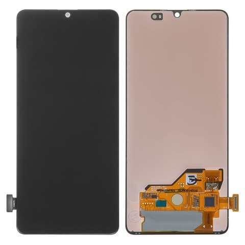 Дисплей Samsung SM-A415 Galaxy A41, чорний | з тачскріном | Original (реновація) | дисплейный модуль, экран