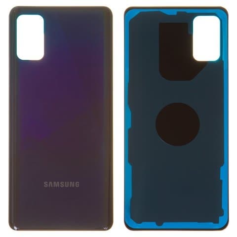 Задня кришка Samsung SM-A415 Galaxy A41, чорна, Prism Crush Black, Original (PRC) | корпус, задняя панель аккумулятора, АКБ, батареи