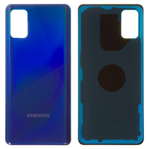 Задня кришка Samsung SM-A415 Galaxy A41, синя, Prism Crush Blue, Original (PRC) | корпус, задняя панель аккумулятора, АКБ, батареи