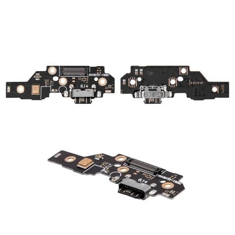 Плата зарядки Nokia 5.1 Plus, шлейф коннектора зарядки, с микрофоном, High Copy