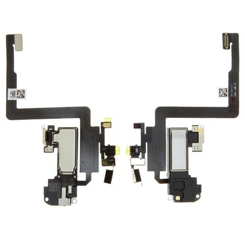 Шлейф Apple iPhone 11 Pro, c датчиком приближения, с динамиком, с микрофоном, без датчика FaceID, High Copy