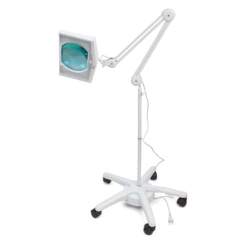 Настольная линза Bourya 8069LED-A, 3 диоптрии + Напольный штатив ProsKit 9MA-129SMP