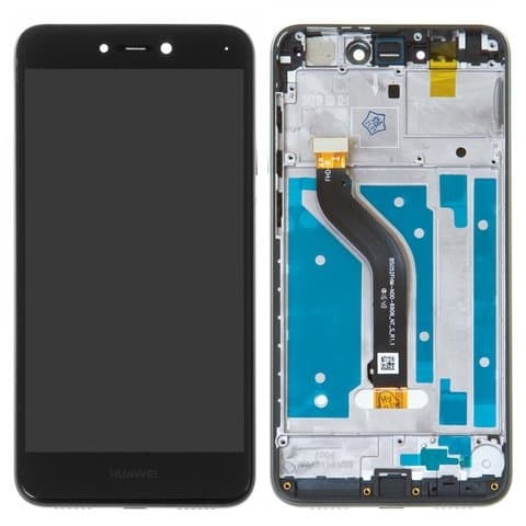 Дисплей Huawei P8 Lite (2017), P9 Lite (2017), PRA-LA1, PRA-LX1, PRA-LX2, PRA-LX3, чорний | з тачскріном | в передній панелі | High Copy | дисплейный модуль, экран