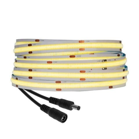 Светодиодная лента COB (480 светодиодов, теплый, білий RA90, DC 12 В, 5 м)