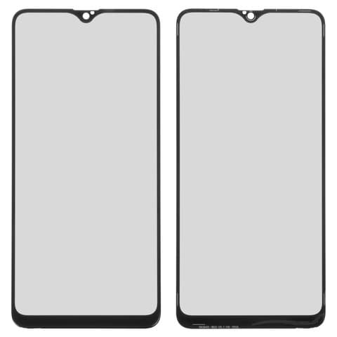 Стекло дисплея Samsung SM-A207 Galaxy A20s, черное | стекло тачскрина