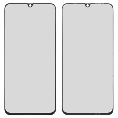 Стекло дисплея Samsung SM-A305 Galaxy A30, SM-A505 Galaxy A50, SM-A507 Galaxy A50s, SM-M305 Galaxy M30, SM-M307 Galaxy M30s, SM-M215 Galaxy M21, SM-M315 Galaxy M31, черное, узкая нижняя часть | стекло тачскрина