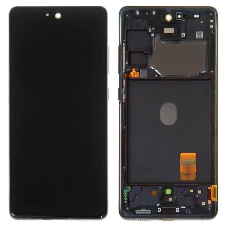 Дисплей Samsung SM-G781 Galaxy S20 FE 5G, синій, Cloud Navy | з тачскріном | в передній панелі | Original (Сервис-Центр), AMOLED, GH82-24214A, GH82-24215A | дисплейный модуль, экран