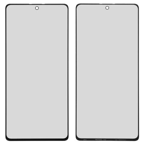 Стекло дисплея Samsung SM-G770 Galaxy S10 Lite, черное | стекло тачскрина