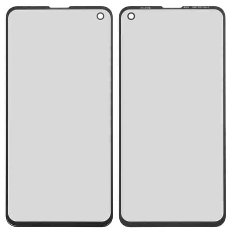 Стекло дисплея Samsung SM-G970 Galaxy S10e, черное | стекло тачскрина