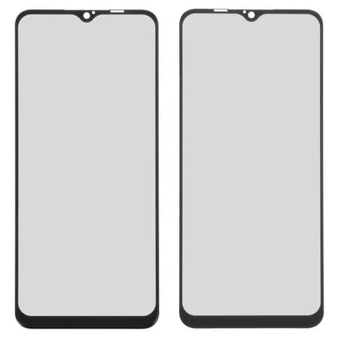 Стекло дисплея Realme 6i, RMX2040, черное | стекло тачскрина