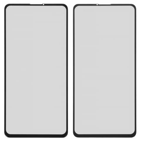Стекло дисплея Xiaomi Mi 9T, Mi 9T Pro, Redmi K20, Redmi K20 Pro, M1903F10G, M1903F11G, M1903F10I, M1903F11I, черное | стекло тачскрина