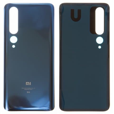 Задня кришка Xiaomi Mi 10, Mi 10 Pro, M2001J2G, M2001J2I, M2001J1G, сіра, Original (PRC) | корпус, задняя панель аккумулятора, АКБ, батареи