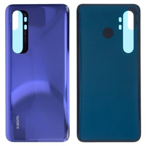 Задня кришка Xiaomi Mi Note 10 Lite, M2002F4LG, фіолетова, Nebula Purple, Original (PRC) | корпус, задняя панель аккумулятора, АКБ, батареи