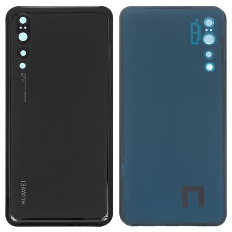 Задня кришка Huawei P20 Pro, чорна, із склом камери, Original (PRC) | корпус, задняя панель аккумулятора, АКБ, батареи