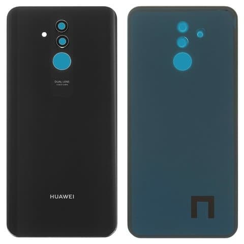 Задня кришка Huawei Mate 20 lite, чорна, із склом камери, Original (PRC) | корпус, задняя панель аккумулятора, АКБ, батареи