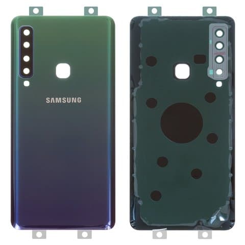 Задня кришка Samsung SM-A920 Galaxy A9 (2018), синя, із склом камери, Original (PRC) | корпус, задняя панель аккумулятора, АКБ, батареи