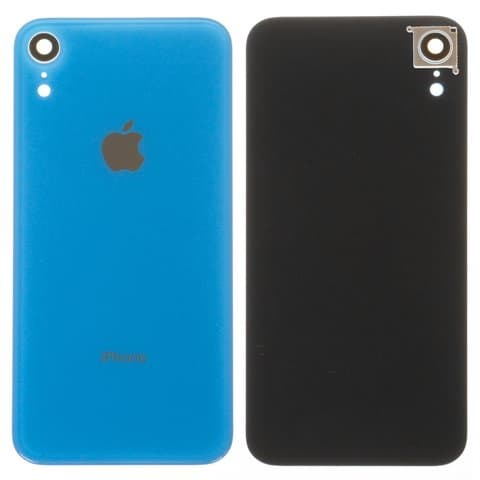 Задня кришка Apple iPhone XR, блакитна, із склом камери, Original (PRC) | корпус, крышка аккумулятора, АКБ, батареи