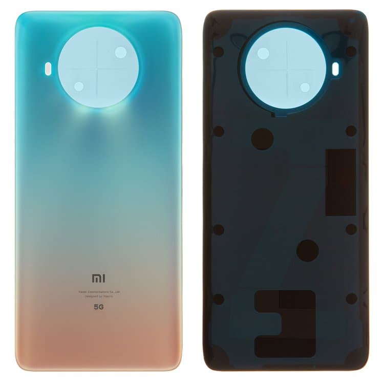 Задня кришка Xiaomi Mi 10T Lite 5G, M2007J17G, рожева, золотиста, Rose Gold Beach, лого Mi, Original (PRC) | корпус, задняя панель аккумулятора, АКБ, батареи