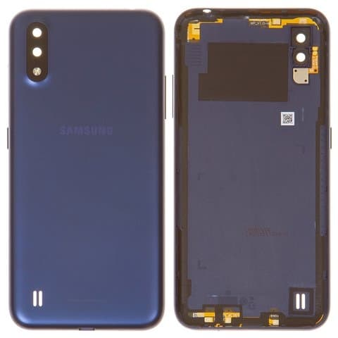 Задня кришка Samsung SM-A015 Galaxy A01, синя, Original (PRC) | корпус, задняя панель аккумулятора, АКБ, батареи
