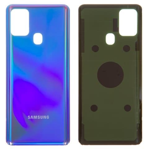 Задня кришка Samsung SM-A217 Galaxy A21s, синя, Original (PRC) | корпус, задняя панель аккумулятора, АКБ, батареи