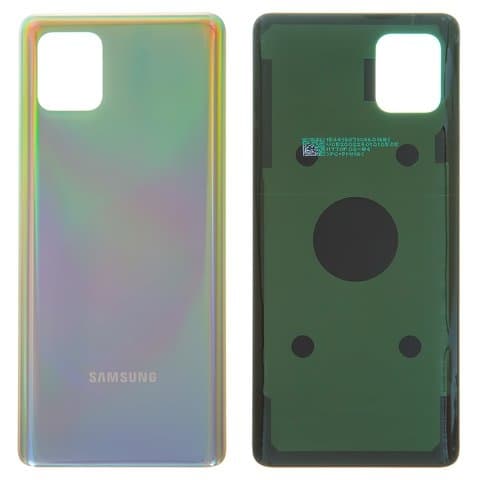 Задня кришка Samsung SM-N770 Galaxy Note 10 Lite, біла, срібляста, Aura Glow, Original (PRC) | корпус, задняя панель аккумулятора, АКБ, батареи