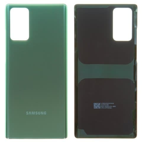 Задня кришка Samsung SM-N980 Galaxy Note 20, зелена, Mystic Green, Original (PRC) | корпус, задняя панель аккумулятора, АКБ, батареи