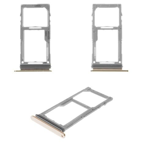 Тримач (лоток) SIM-карты Samsung SM-G770 Galaxy S10 Lite, білий, Original (PRC) | держатель СИМ-карты