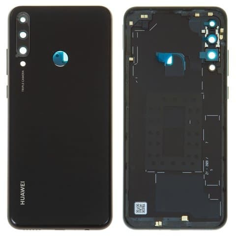 Задня кришка Huawei Y6p, MED-LX9, MED-LX9N, чорна, Midnight Black, Original (PRC) | корпус, задняя панель аккумулятора, АКБ, батареи