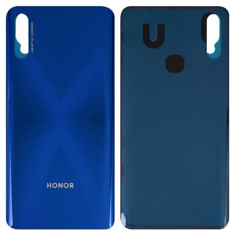 Задня кришка Huawei Honor 9X, STK-LX1, синя, Sapphire Blue, Original (PRC) | корпус, задняя панель аккумулятора, АКБ, батареи