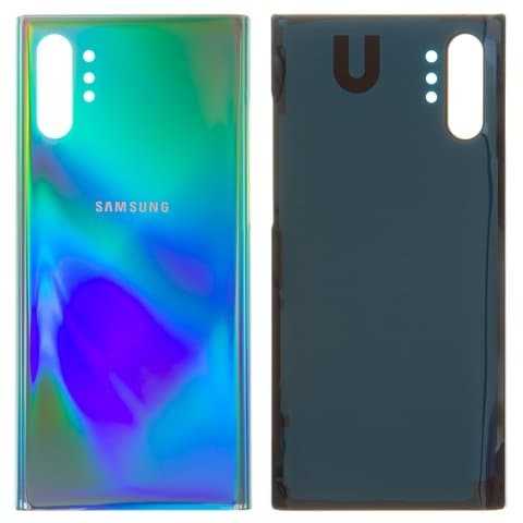 Задня кришка Samsung SM-N975 Galaxy Note 10 Plus, срібляста, Aura Glow, Original (PRC) | корпус, задняя панель аккумулятора, АКБ, батареи