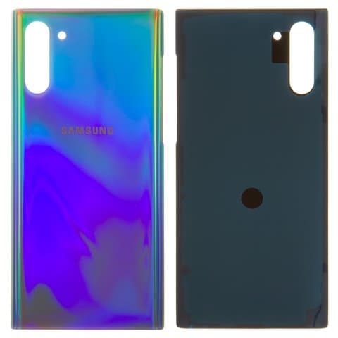 Задня кришка Samsung SM-N970 Galaxy Note 10, срібляста, Aura Glow, Original (PRC) | корпус, задняя панель аккумулятора, АКБ, батареи