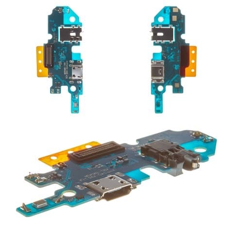 Плата зарядки Samsung SM-M105 Galaxy M10, шлейф коннектора зарядки, коннектора наушников, с микрофоном, High Copy