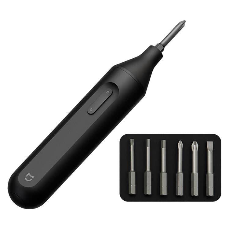 Электрическая отвертка Xiaomi Mi Home (Mijia) Electric Screwdriver Black 6 в 1