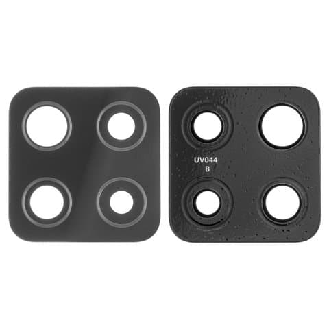 Стекло камеры Samsung SM-A125 Galaxy A12, черное, Original (PRC)